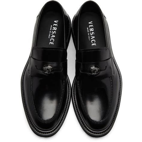 versace collection men's loafers|medusa apron toe loafer men.